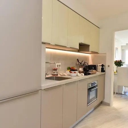 Au Port - Brand New Flat W 1 Bedroom, Balcony, Parking, Ac Apartamento Antibes